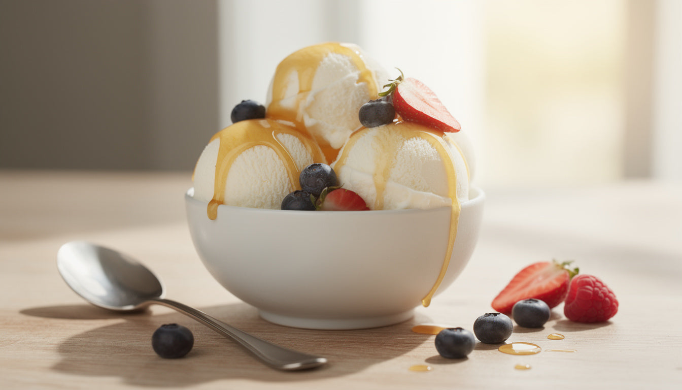Kefir-Eis selber machen: Cremig, probiotisch & erfrischend