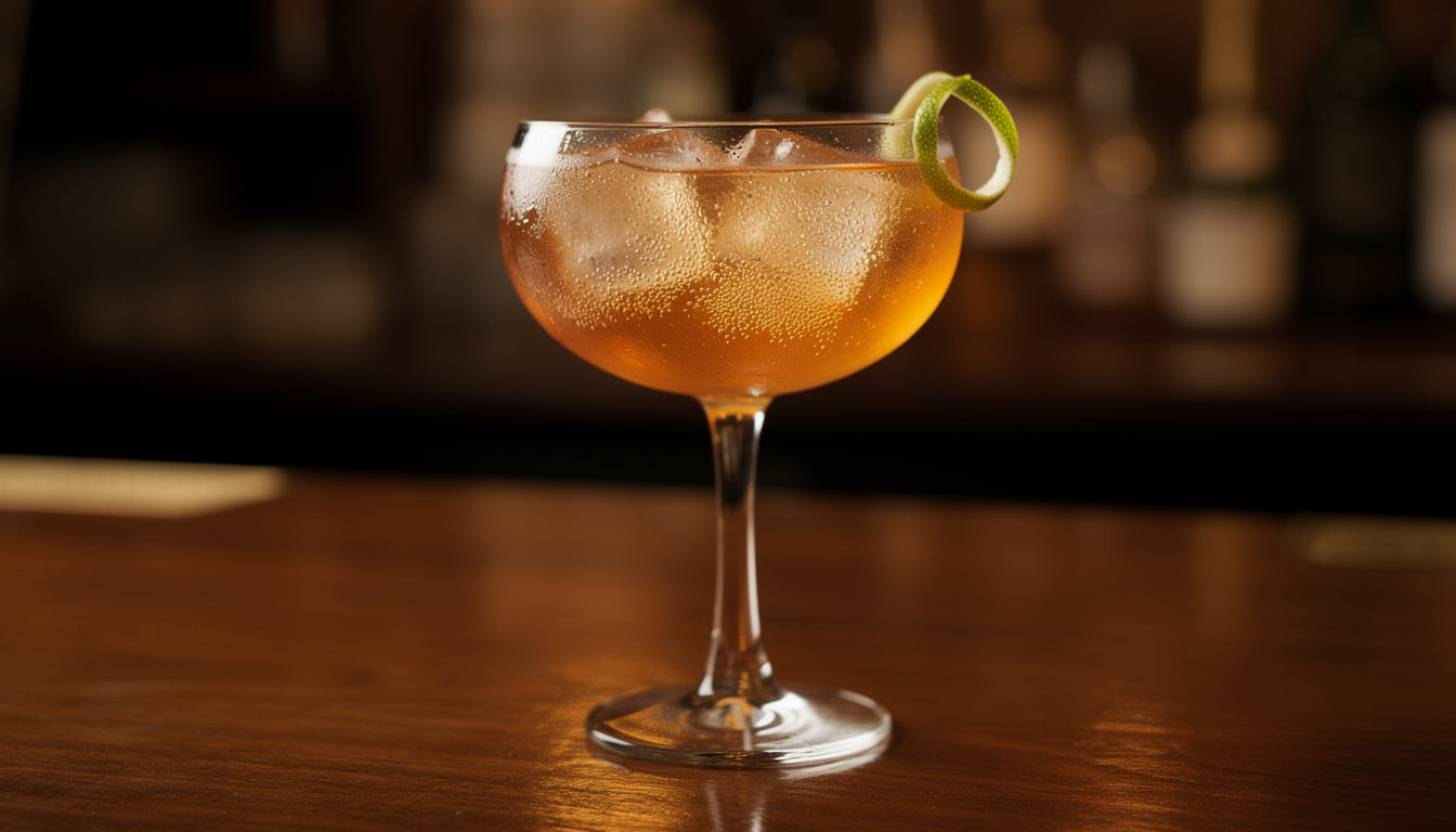Kombucha-Gin-Fizz: Spritziger probiotischer Cocktail