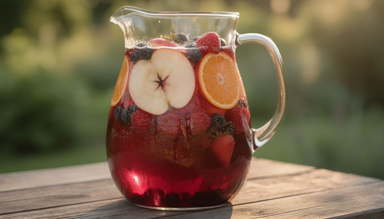 Kombucha-Sangria: Probiotische Bowle für deine Party