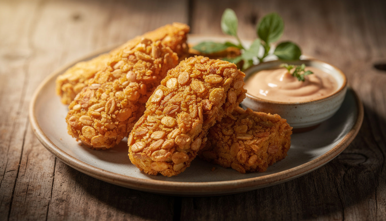 Crispy Tempeh Nuggets: Knusprig, proteinreich und vegan