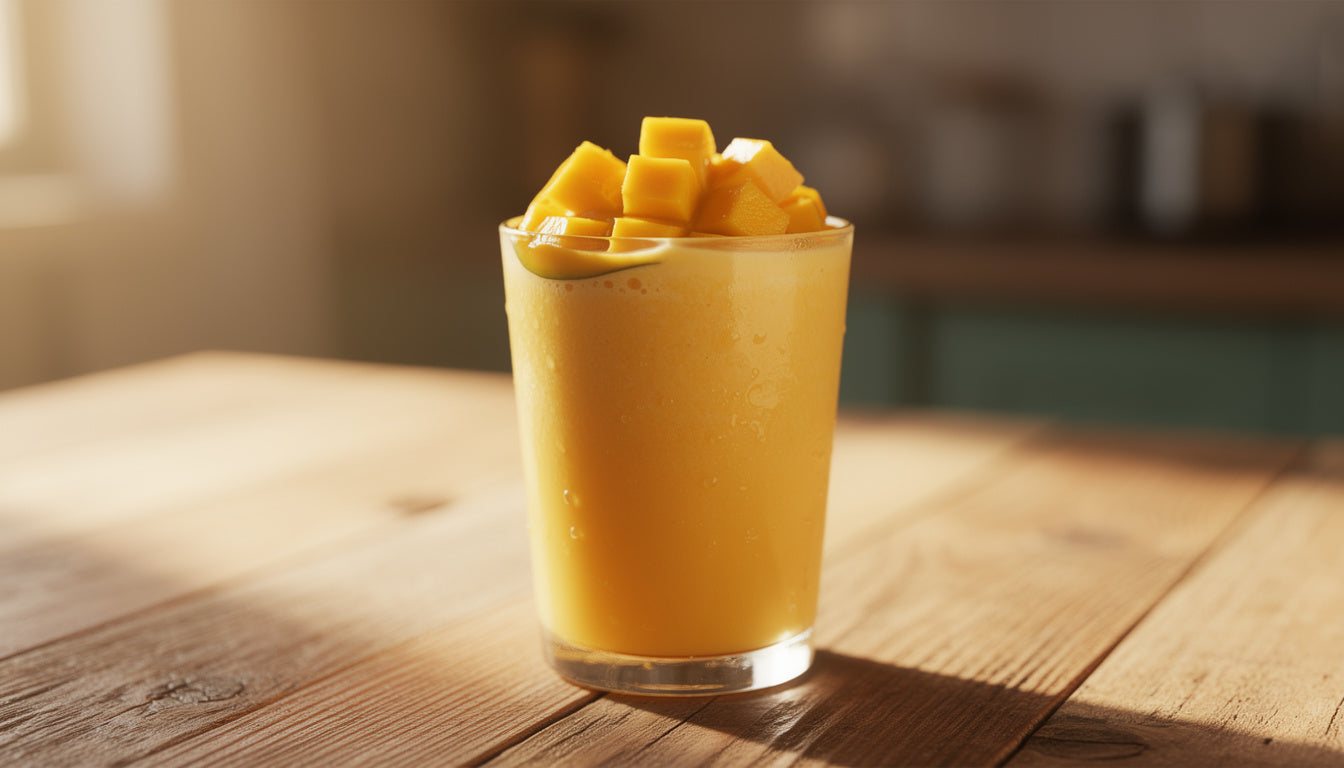 Wasserkefir-Mango-Lassi
