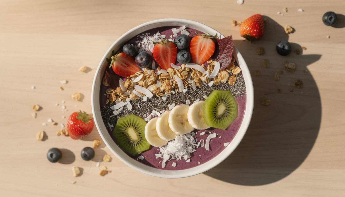 Wasserkefir-Smoothie-Bowl: Probiotisches Frühstück