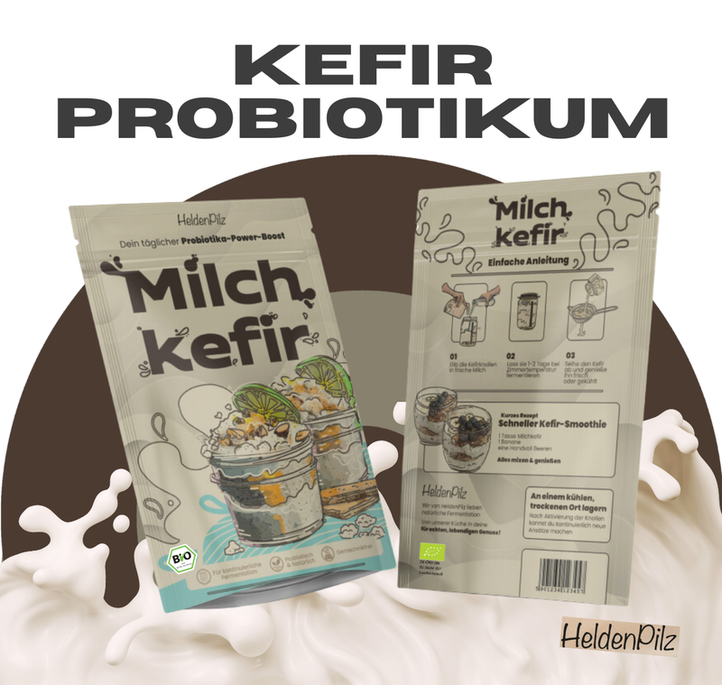 BIO Milchkefir Starterkultur – 100% lebende Kefirknollen für unendliche Milchkefir-Herstellung