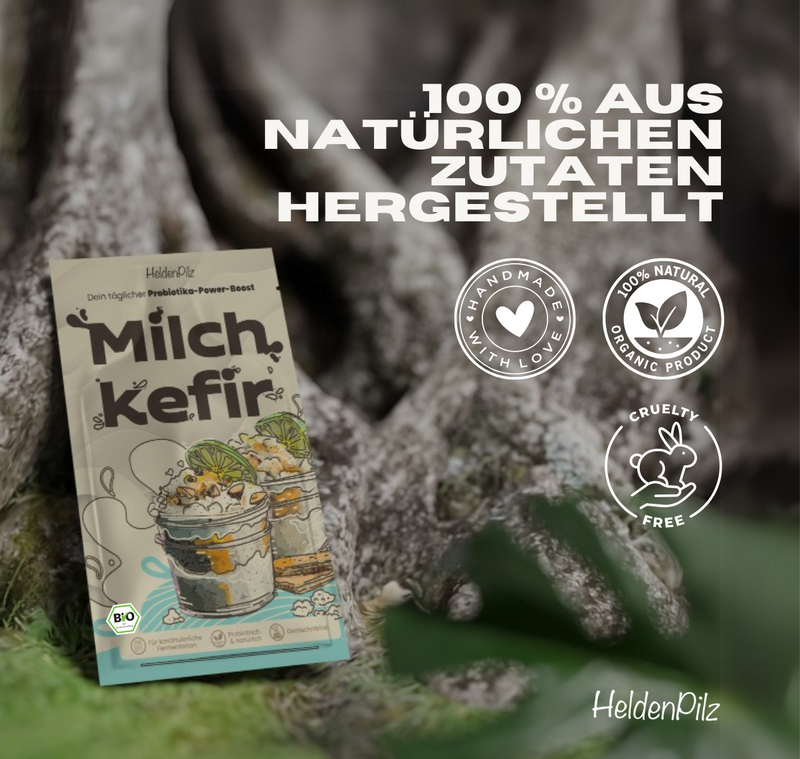 BIO Milchkefir Starterkultur – 100% lebende Kefirknollen für unendliche Milchkefir-Herstellung