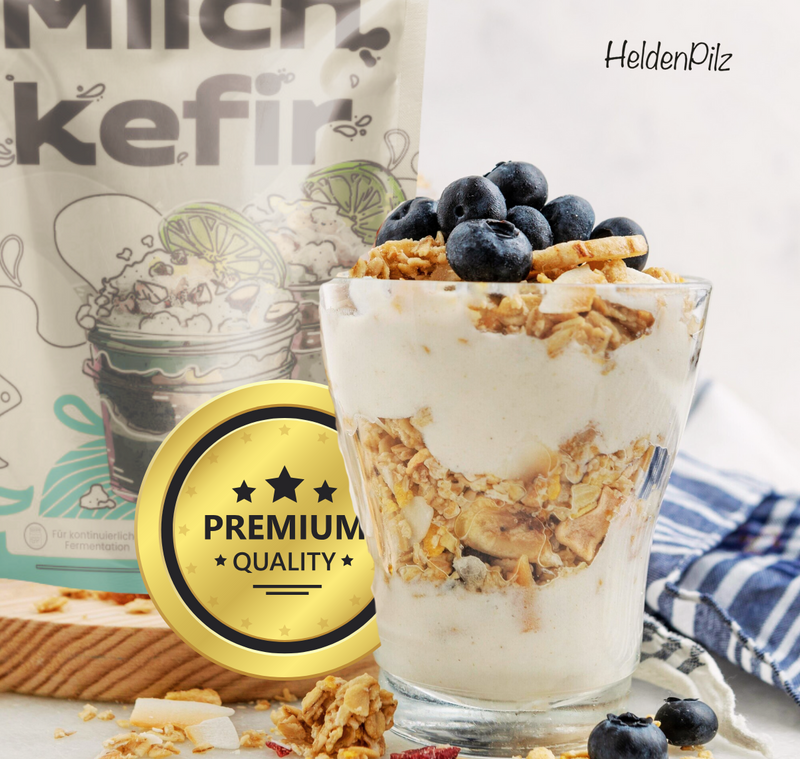 BIO Milchkefir Starterkultur – 100% lebende Kefirknollen für unendliche Milchkefir-Herstellung