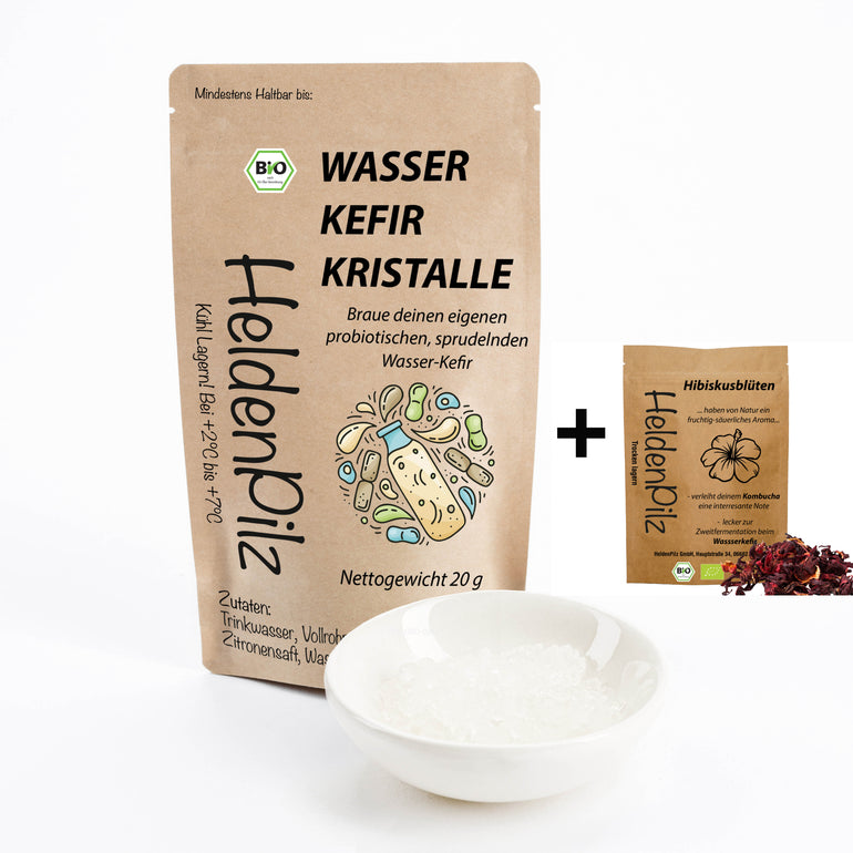 BIO Wasserkefir-Kickstart: Potente Japankristalle (30g)