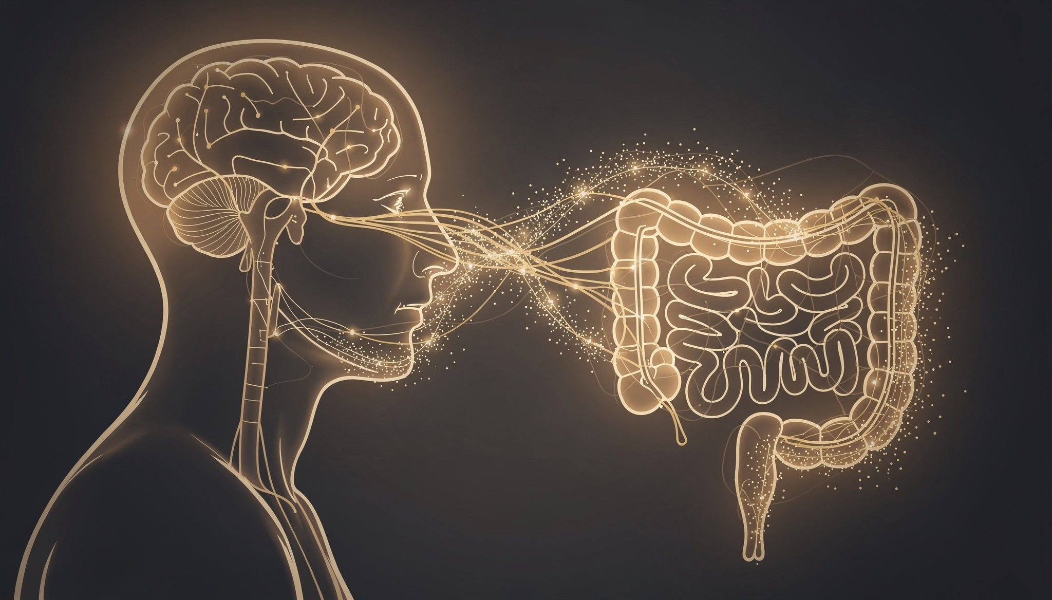 Darm-Hirn-Achse Visualisierung