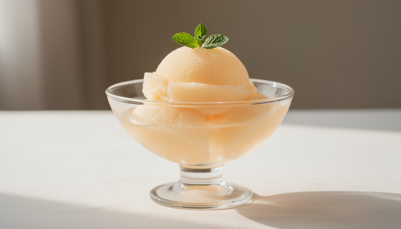 Kombucha-Sorbet: Probiotisches Dessert für den Sommer