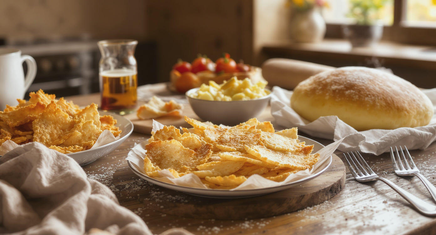 Sauerteig Reste Rezepte Übersicht mit Crackern, Pancakes und Pizza