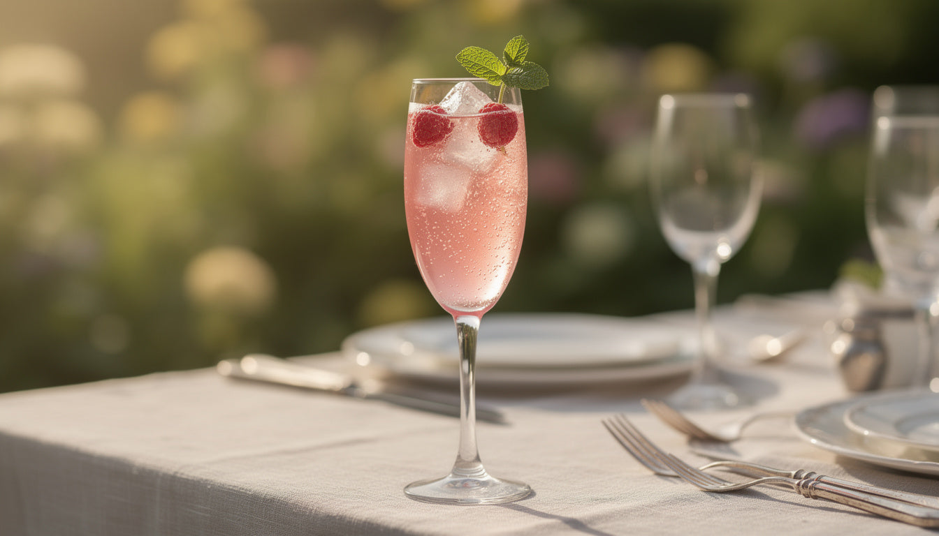 Wasserkefir-Himbeer-Spritz