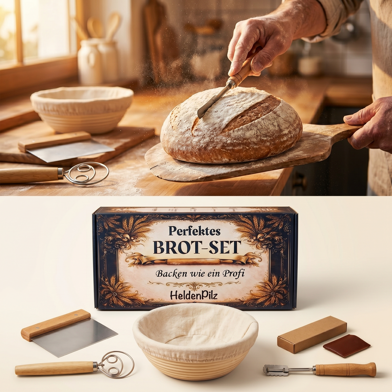 HeldenPilz Brotback-Set – Brot in Action