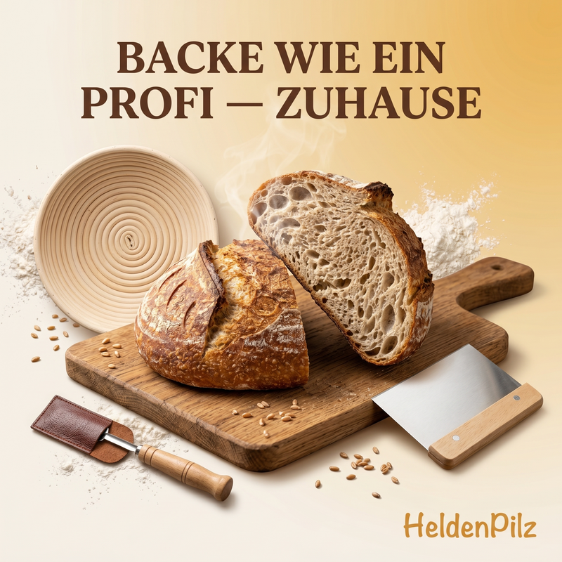 HeldenPilz Brotback-Set – Fertiges Brot