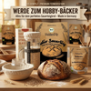 Sauerteig Komplett-Set Werde zum Hobby-Bäcker HeldenPilz Brot-Familie
