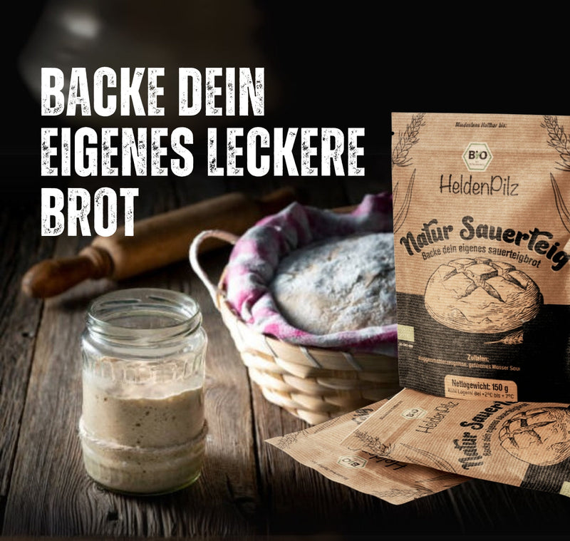 BIO Sauerteig Set mit Gärglas (600ml)