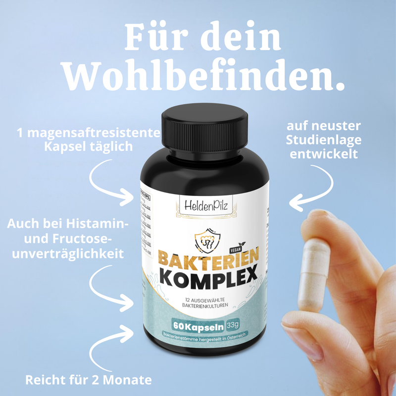 Bakterien-Komplex – Natürlich. Wissenschaftlich. Hochwirksam.