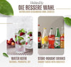 Fertiger Wasserkefir im Glas