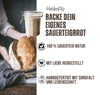 HeldenPilz® 600ml Gärglas, Spatel & Thermometer