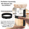 BIO Sauerteig Komplett-Set mit Gärglas