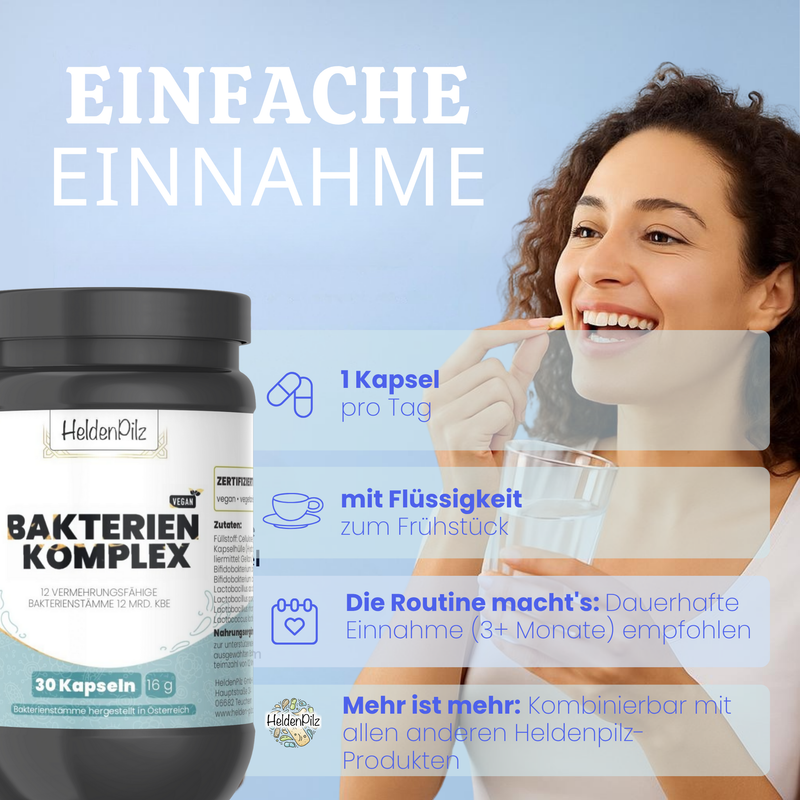 Bakterien-Komplex – Natürlich. Wissenschaftlich. Hochwirksam.