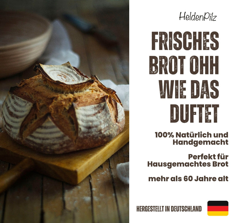 BIO Sauerteig Set mit Gärglas (600ml)