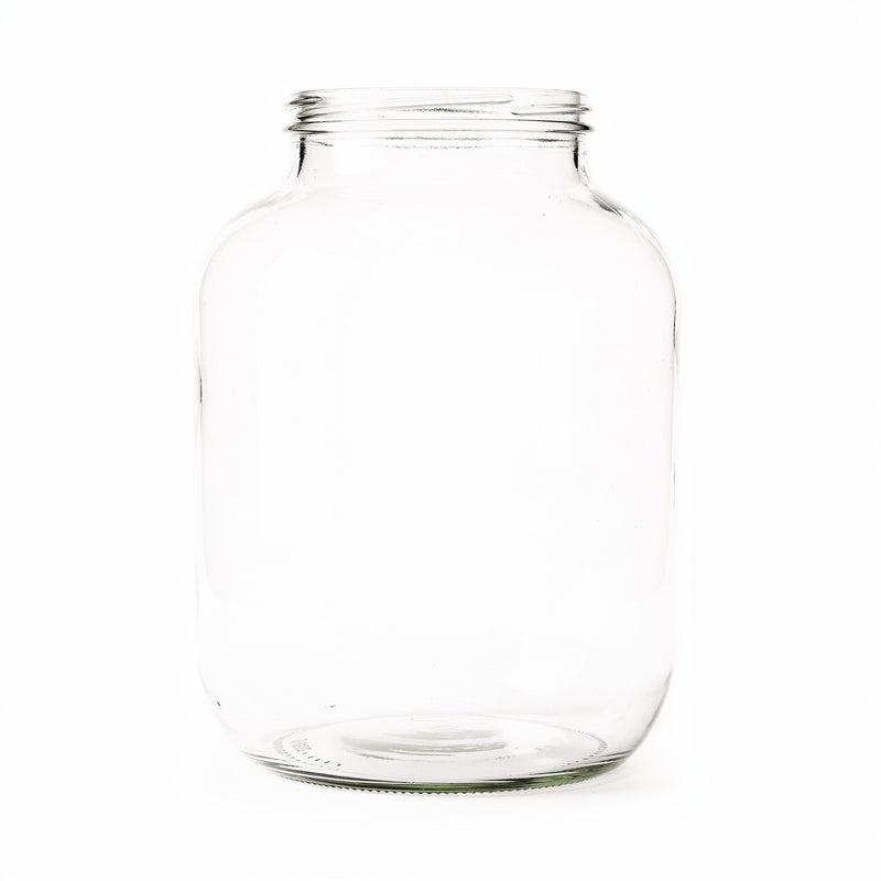 Leeres Fermentationsglas 2,6L mit breiter Öffnung - HeldenPilz