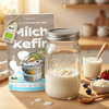 BIO Milchkefir Starter-Set — Glas mit Knollen und Komponenten