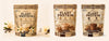 Die drei Sorten des HeldenPilz All-in-One Plant Protein nebeneinander